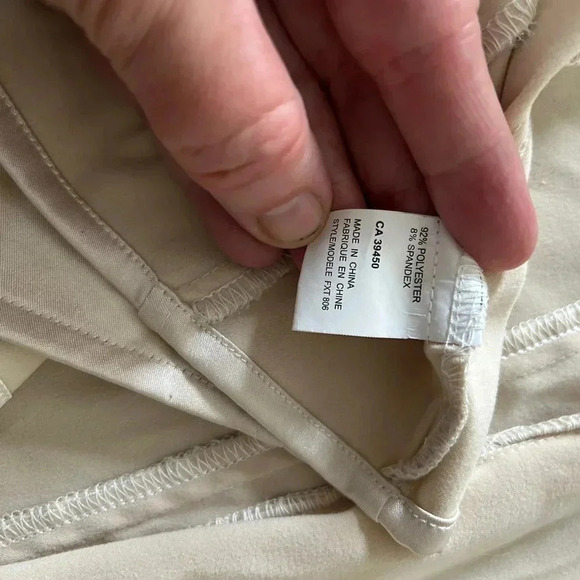 Vintage Foxy Jeans Cream Satin Corset Bustier • Sz L • Coquette Milk Maid Y2K - Picture 7 of 7